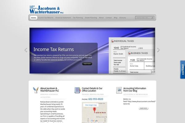 TheProfessional theme site design template sample