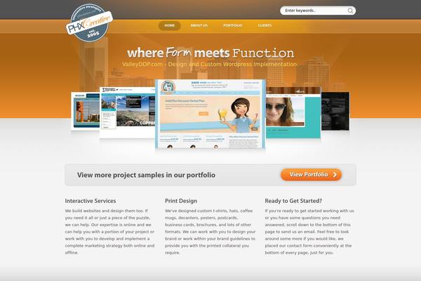 ShowTime theme site design template sample