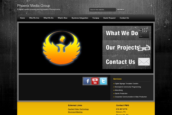 Amped Child theme site design template sample