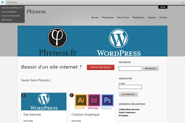 Site using Crumina_slider plugin