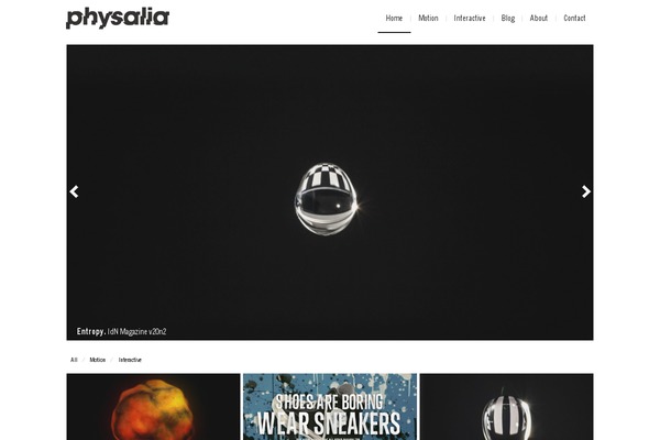 Bigbang theme site design template sample