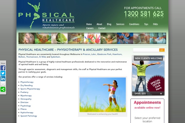 Phc theme site design template sample
