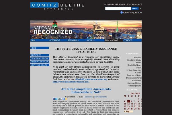 Twenty Ten theme site design template sample