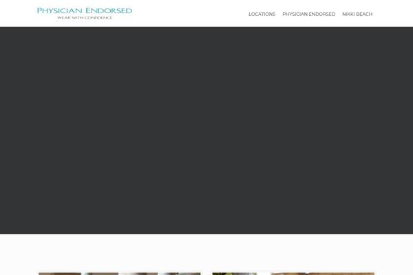 Highend theme site design template sample