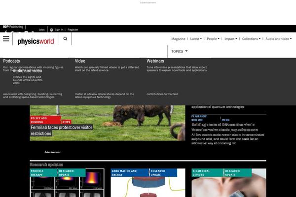 physicsworld.com site used Iopp