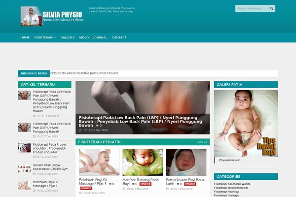 Allegro theme site design template sample