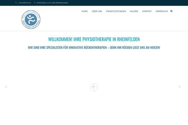 physiotherapie-rheinfelden.ch site used Plumbin