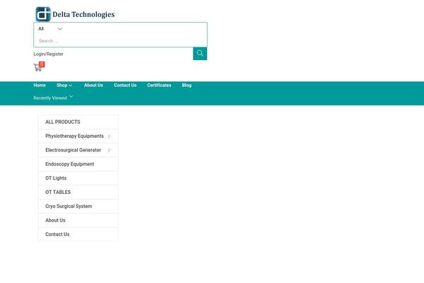 physiotherapymachines.com site used Nika-child