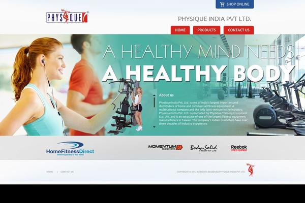 physiqueindia.com site used Physique
