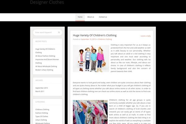 Central theme site design template sample