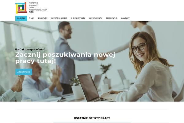 pi-on.pl site used Jobseek-child