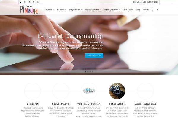 Strata theme site design template sample