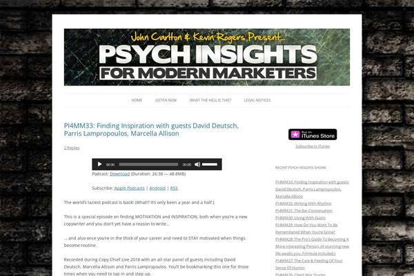 Site using Blubrry PowerPress Podcasting plugin plugin