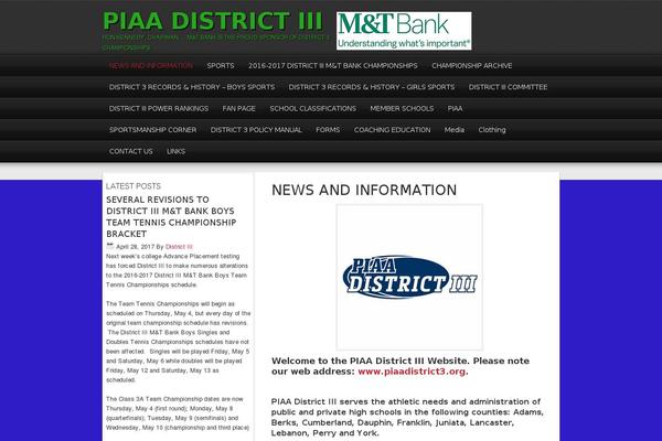 Magazine theme site design template sample