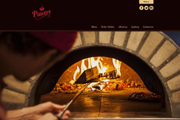 Dine & Drink theme site design template sample