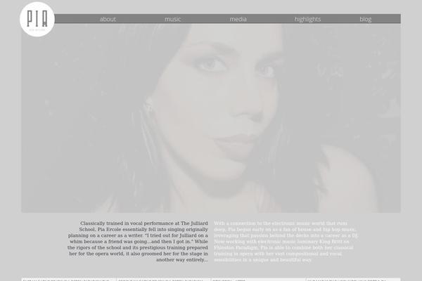 Infinite theme site design template sample