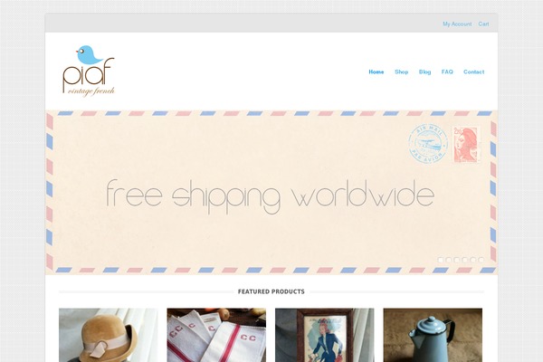 Gather theme site design template sample