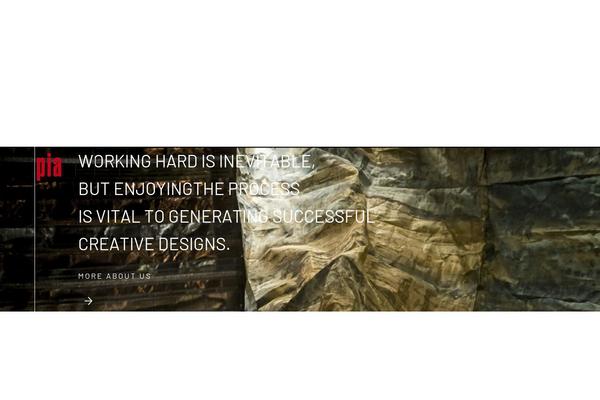 Pia theme site design template sample