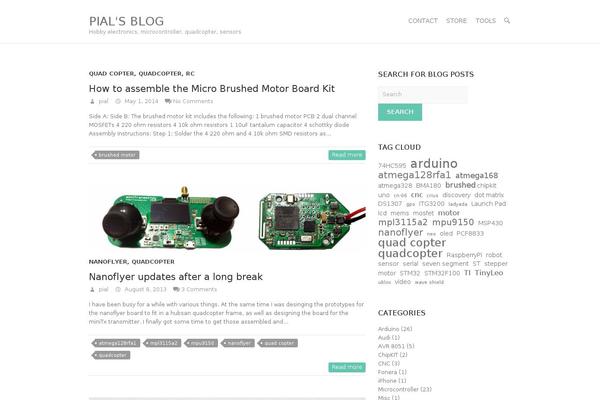 Site using AJAX Post Search plugin
