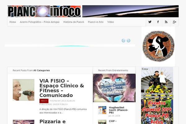 Nexus theme site design template sample