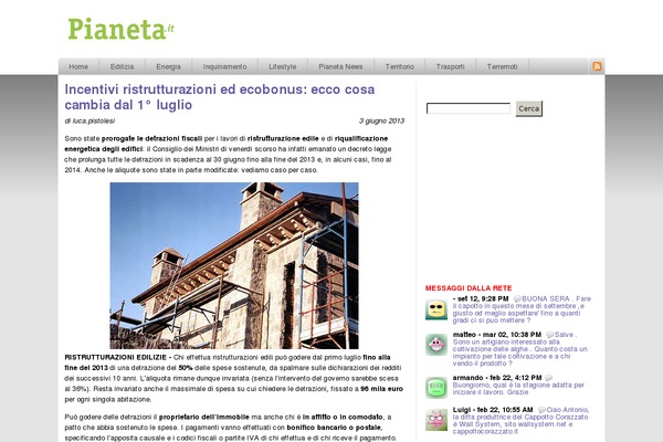 pianeta.it site used Factotum-blog-network