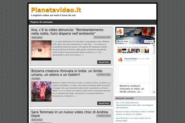 AquaMag theme site design template sample