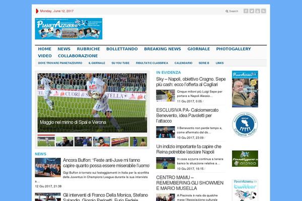 Site using Soccer Info plugin