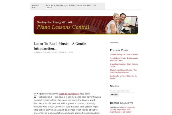 Lenscap theme site design template sample