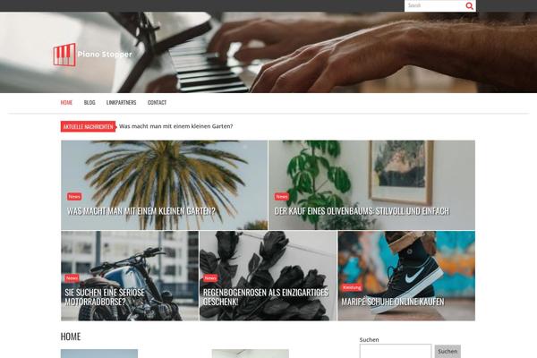 SuperNews theme site design template sample