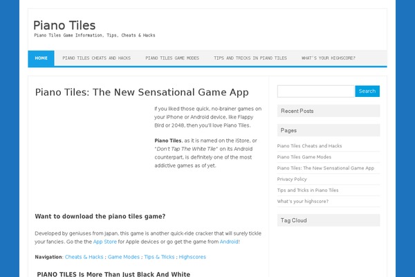 Iconic One theme site design template sample