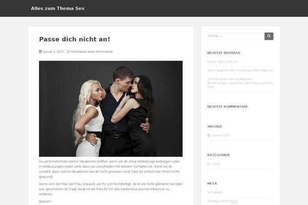 Arke theme site design template sample