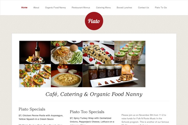 Site using Tlp-food-menu plugin