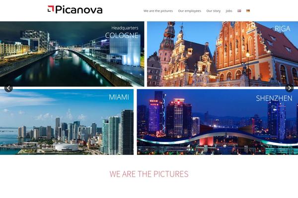 Proxima theme site design template sample
