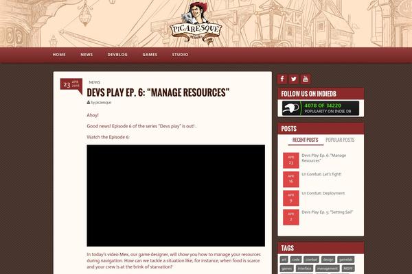 picaresquestudio.com site used Bitcrunch_theme
