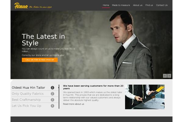 Black Pearl theme site design template sample