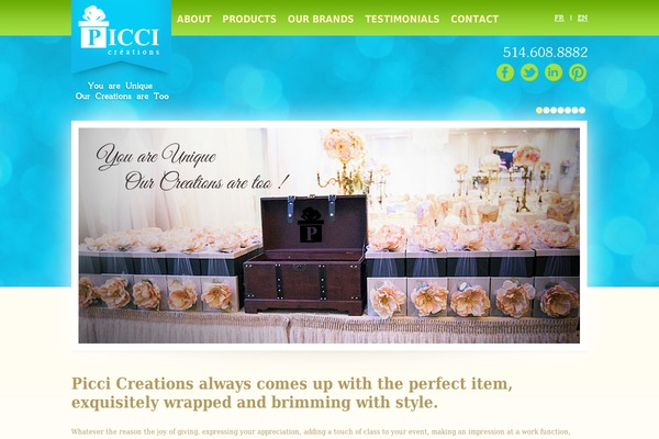 piccicreations.com site used Theme1725
