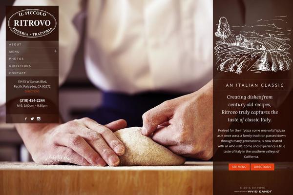 Site using Foodpress plugin