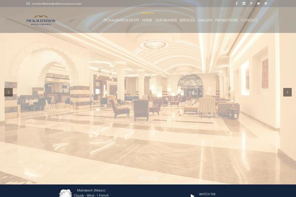 Site using Weather Layer plugin