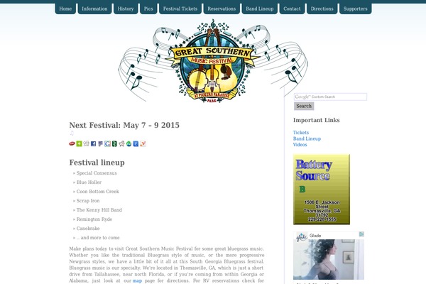 pickersparadisepark.com site used Violinesth