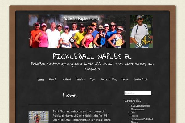 Classic Chalkboard theme site design template sample