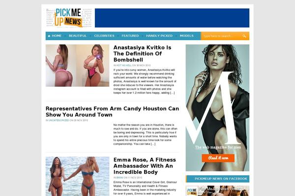 Adore-news theme site design template sample