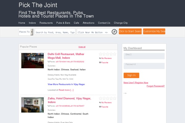Site using Geodir_marker_cluster plugin