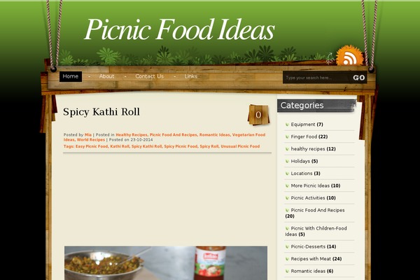Hanging theme site design template sample