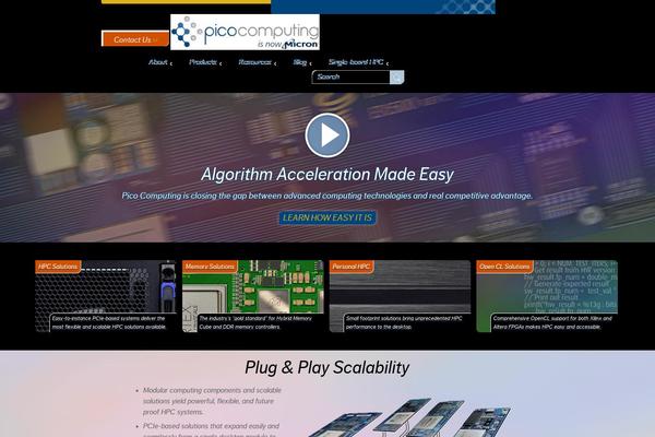 Pico theme site design template sample