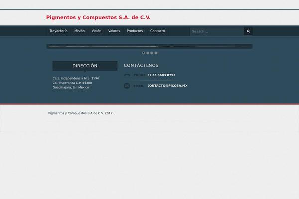 Empire theme site design template sample