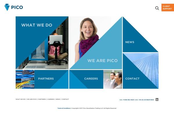 Pico theme site design template sample