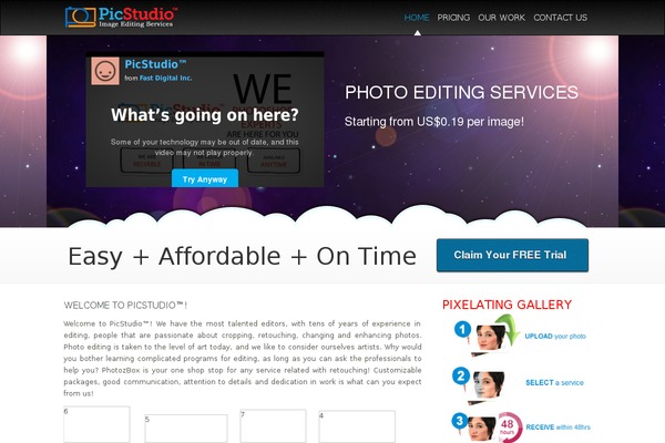 Cleanspace theme site design template sample