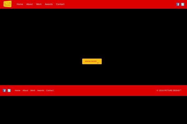 Tesseract theme site design template sample