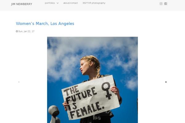 Site using Portfolio-slideshow-pro plugin