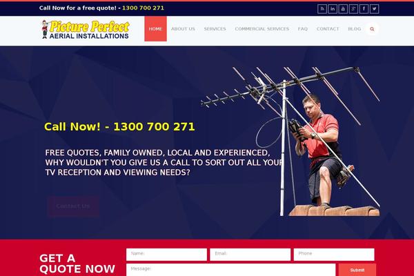 Erange theme site design template sample